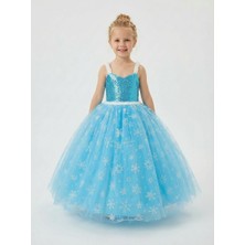 Butik Happy Kids Kız Çocuk Frozen Elsa Kostümü