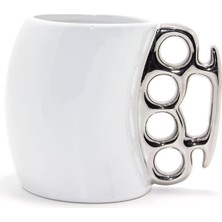 Porselen Muşta Tasarımlı Kupa Bardak YALK339