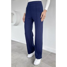 Gülseli Kadın Çimalı Bol Paça Pantolon P-00019681