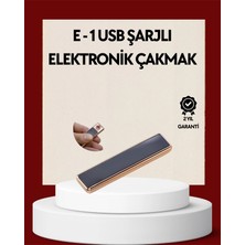 Eco Lounge Plazma Ark Teknolojili Elektrikli Çakmak – Dokunmatik, LED Göstergeli, Şarj Edilebilir