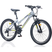 Corelli Via Lady 1.0 26 Jant 21 Vites 16 Kadro Gri / Yeşil / Sarı  Dağ Bisikleti