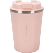 Just Cheap Store Pınkah Paslanmaz Çelik Kahve Termos Bardağı 380 ml
