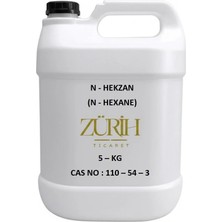 Zürih Ticaret ZURIHLAB n-Hekzan (n-Hexane) - 5 Litre (Alüminyum/Plastik) Şişe - Yüksek Kaliteli