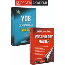 Pegem Akademi Yayıncılık PEGEM AKADEMİ 2026 YDS İngilizce Çıkmış Sorular + YKS-DİL YDS YÖK