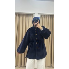 Kaşe Ceket - Lacivert