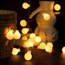 Just Cheap Store 5m 28 LED Gün Işığı Şeffaf Kablo Fişli Eklemeli