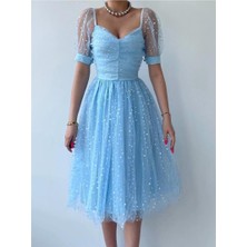 Faylora Mrpurple Helena Tül Elbise