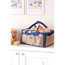 Hamur Anne Bebek Bakım Çantası M - Yenidoğan Alt Açma Değiştirme Düzenleyici Organizer - Lamitela Laci-Bej