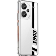 3gen Case Xioami Redmi Note 13 Pro Plus 5g Uyumlu Renkli Desenli Şeffaf Silikon Kılıf