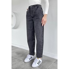 Gülseli Kadın Yüksek Bel Bol Paça Jean Kot Pantolon P-00019793