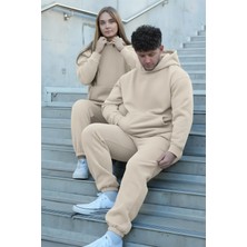 Yakamel Kadın-Erkek Çiftlereözel Oversıze Eşofman Takımı