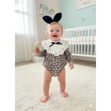 Bes Trend Bebek Zıbın Takım Şapkalı Yaka Işlemeli  Çıt Çıt Lı Zıbın Bayramlık 3-9 Ay