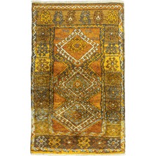 Soho Antiq Berter Geometrik Tasarımlı Tülü Halı 108X169 cm