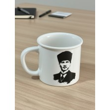 Elista Porselen Kupa Atatürk Desenli 250 cc