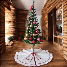 Moda Nur Yılbaşı Çam Ağacı Altı Örtüsü .beyazpeluş.90 Cm. Lütfen Ölçüleri Dikkate Alıp Sipariş Verelim