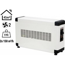 HBB4000K Heatbox Board 4000 Watt Monofaze Elektrikli Fanlı Isıtıcı Krem