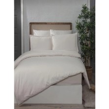 Altınbaşak Poplin Çift Kişilik Nevresim Takımı Infinity Ivory