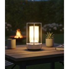 Kendal KML116 – 3 Fonksiyonlu Şarjlı Masa Lambası / Cct - Gümüş