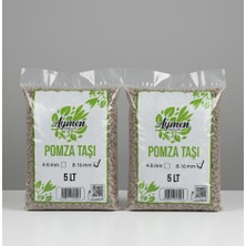 Aymen Çiçekçilik 2 Adet 8-16 mm Ponza Taşı - Tarım Pomzası 5 Lt Paket - 5 Litre Volkanik Ponza Taşı