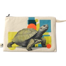 Nesin Yayınevi Nesin Astarlı Gabardin El Çantası - Kaplumbağa