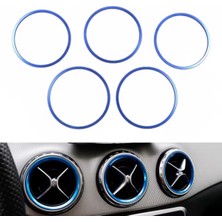 Mercedes A W176 A180 A200 Mavi Klima Havalandırma Halkaları 