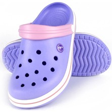 Lugmo Akınal Bella Unisex Sabo Terlik Hastane Terliği Lila-Pembe