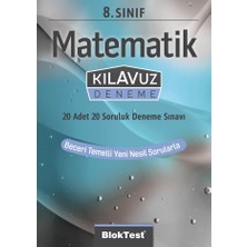 Bloktest Yayınları 8.Sınıf Bloktest Matematik Kılavuz Deneme