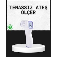 Zero Land Lvsqvr Temassız Termometre Hızlı Ölçüm Güvenli Dijital Ateş Ölçer