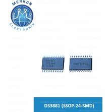 DS3881 (Ssop-24-Smd) Orijinal Oto Beyin Tamir Entegreleri Merkan Elektronik