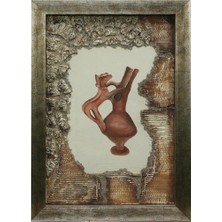 E38 El Işçiliği Kült Kabı - Riton  Kumaş Boyama Tablo 70*50 cm -6440