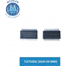 TLE7243SL (Ssop-24-Smd) Orijinal Oto Beyin Tamir Entegreleri Merkan Elektronik