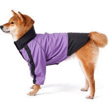 FOURAMOUR Pastel Mor Su Geçirmez Köpek Montu