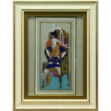 E38 El Işçiliği Cam Boyama Tablo 38*30 CM-6430