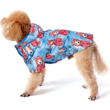 FOURAMOUR İçi Polarlı Su Geçirmez Köpek Yağmurluğu “Rainy Mood Dogs”