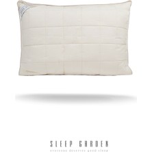 Sleep Garden Arden Lana Yün Yastık Şık Lüks Çift Biyeli Jüt Keten Çantalı