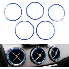 Mercedes Cla C117 180 200 Mavi Klima Havalandırma Halkaları 