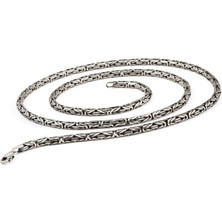 Kral Zincir Gümüş Erkek Kolye