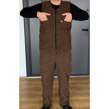 Elzem Keçe Yelek ve Pantolon Alt Üst Takımı