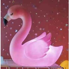 LED Işıklı Flamingo Masa Lambası