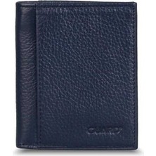 Guard Lacivert Deri Erkek Cüzdan