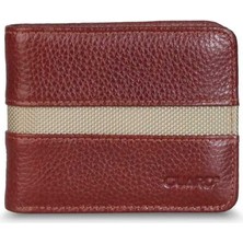 Guard Taba Spor Şeritli Deri Erkek Cüzdanı