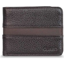 Guard Kahverengi Spor Şeritli Deri Erkek Cüzdanı