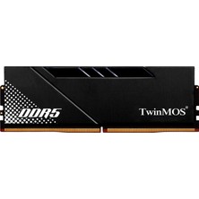 Twinmos Ddr5 16GB 5600MHZ CL46 Desktop Ram Black Soğutuculu (TMD516GB5600U46B)