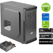 Green Oraman Plus Intel I7 12700KF Işlemci 16GB Ddr4 Ram 512GB M2 SSD Gt 730 Ekran Kartı Freedos Oem Ofis Paket
