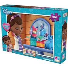 Just Cheap Store DOC714 Doc Mcstuffins 100 Parça Puzzle -Puzzle