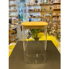 Mien Dikdörtgen Cam Kavanoz 1500ML