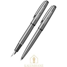 Kalemhane Dolma Tükenmez Lüks Kutulu Kişiye Özel Kalem Seti Ömür Boyu Garanti Hediye Paketli