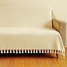 Lunga Vita Dama Desen Dokuma %100 Pamuklu Çok Amaçlı Pike Koltuk Örtüsü 180X230