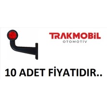  uzun eğri lamba 18 ledli (10 adet)