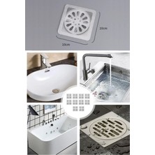 Asel Aksesuarcı 10'lu Banyo ve Mutfak Lavabo Koku Önleyici ve Haşere Böcek Önleyici Gider Filtresi